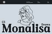 CS Monalisa Drawn, a Serif Font by Craft Supply Co. (Thumbnail 1 of 8)