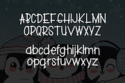 Penguin Grins, a Font by Kitaleigh (Thumbnail 2 of 3)
