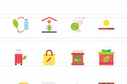 Zero Waste Lifestyle Flat Multicolor, an Icon by IconBunny (Thumbnail 2 of 2)