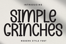 Simple Grinches | Script Font