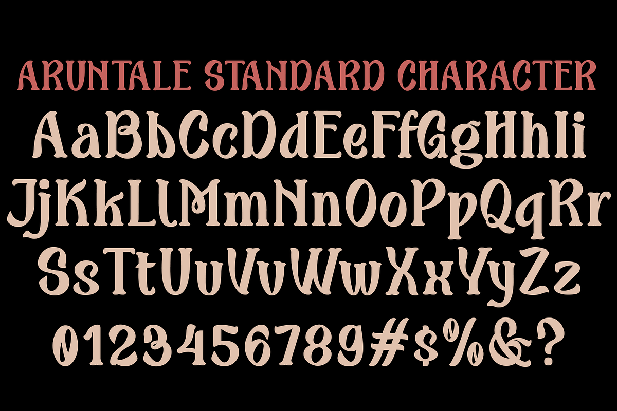 Aruntale Font, a Blackletter Font by TypeClassHeroes (Photo 2 of 8)