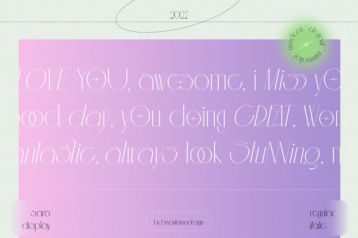 Aouar - Minimalist Font, a Sans Serif Font by StudioinBry (Photo 11 of 14)