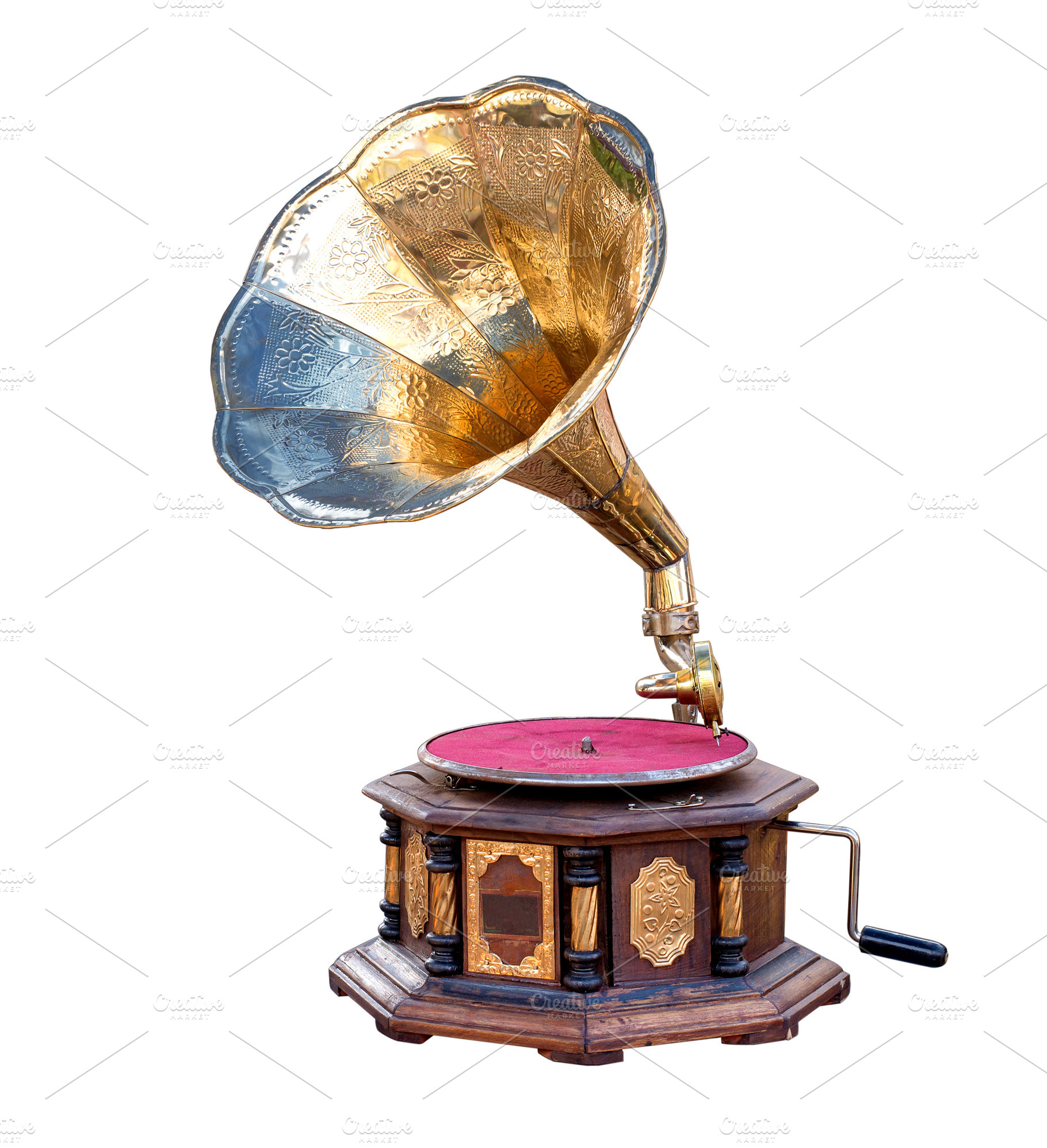 vintage gramophone, a Background Photo by jakkapan