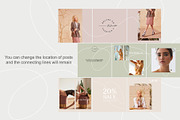 Instagram puzzle template - Lines, a Social Media Template by Olg Store (Thumbnail 4 of 8)