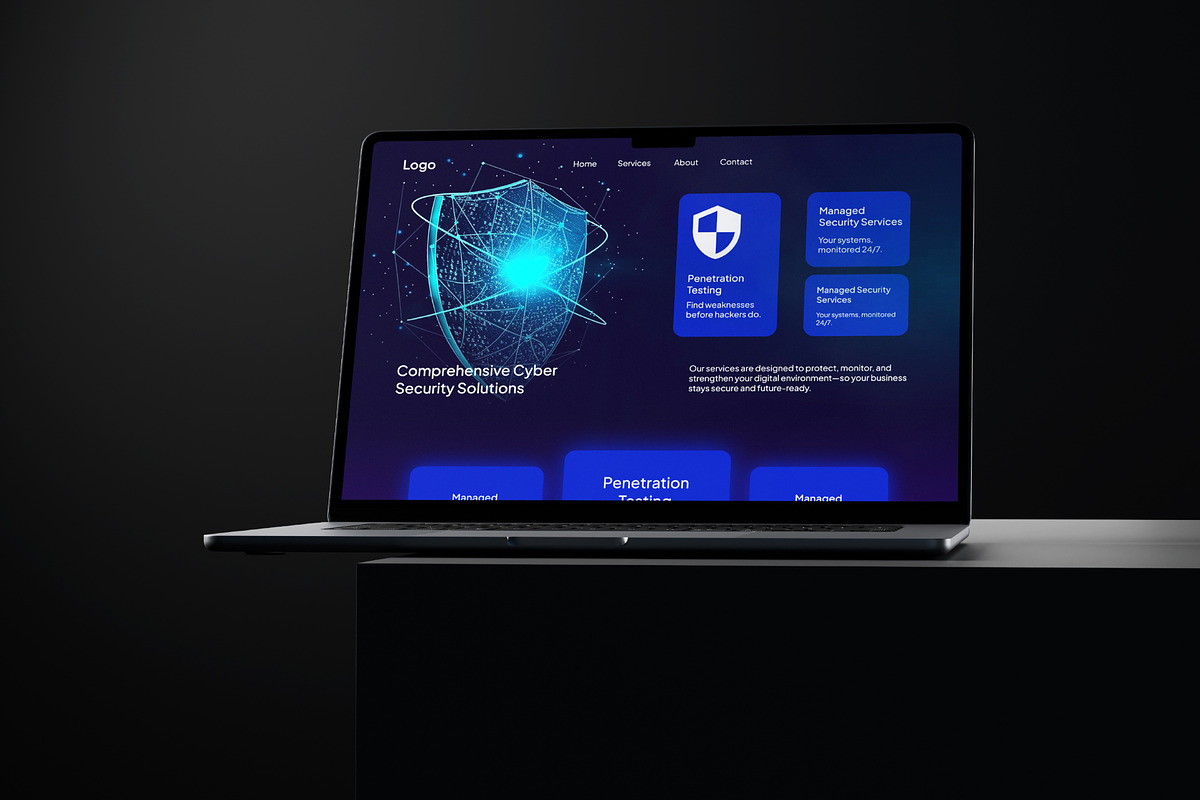 Cyber Security Website Template preview 3