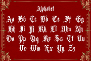 Shention Blackletter, a Blackletter Font by dansdesign (Thumbnail 2 of 8)