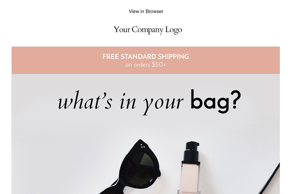 Fashion Email Template, an Email Template by Leanna Norwood Creative (Photo 2 of 2)