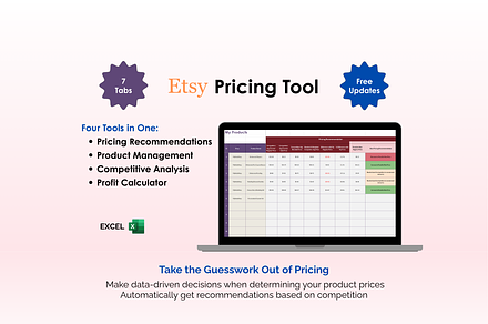 Etsy Pricing Tool - Excel