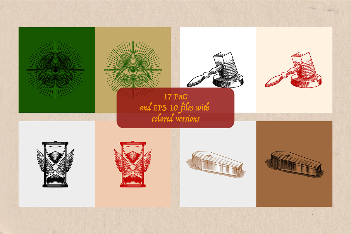Freemasonry and Illuminati symbols, an Object Illustration by Arthur Balitskiy (Photo 2 of 5)