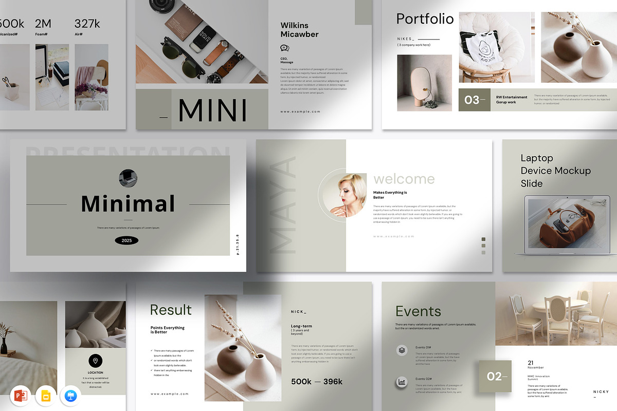 Minimal Presentation Template, a Presentation Template by Dream-Lab (Photo 1 of 7)