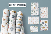 Kids Map Creator Farm & Village, an Object Graphic by MaNechaeva (Thumbnail 12 of 17)