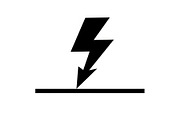 Lightning Power Symbol Silhouette, an Illustration by hafijul (Thumbnail 7 of 15)