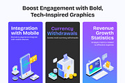 Payment and Fintech Isometric Icons, a Duotone Icon by Vectors Market (Thumbnail 2 of 6)