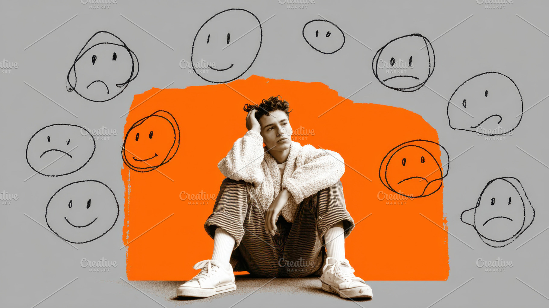 Subject with thoughts on emotions, a Photo by Beautiful things
