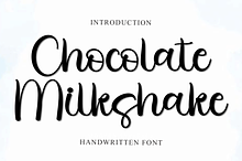 Chocolate Milkshake
