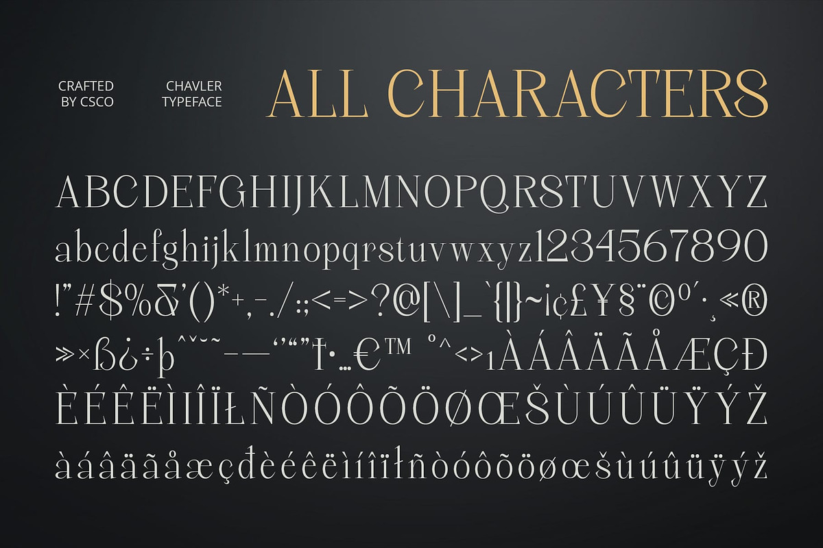 Chavler – Serif Typeface, a Serif Font by Craft Supply Co. (Photo 8 of 8)