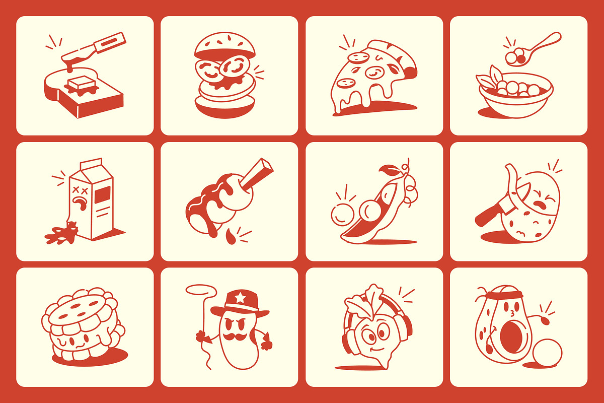Food Doodles Icon, an Outline Icon by Vectors Market (Photo 5 of 9)
