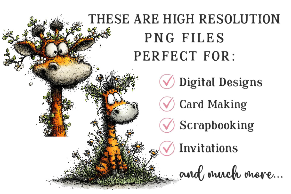 Spring Safari Whimsical Clipart Bund, an Illustration by DreamPrint404 (Photo 6 of 6)