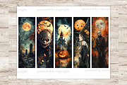 Spooky Bookmarks, a Seasonal Illustration by GlamArtZhanna (Thumbnail 3 of 3)