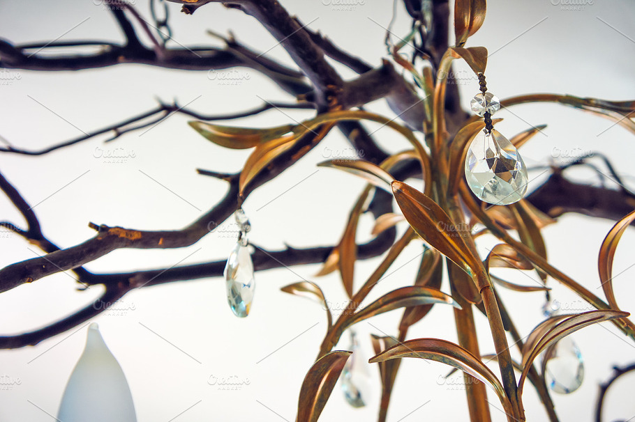 Goldleaf Chandelier 1
