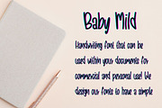 Byby Mind Handwriting Font, a Handwritten Font by Ruddean2109 (Thumbnail 3 of 10)