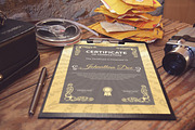 Certificate Word | PSD | AI, a Stationery Template by Curve Design (Thumbnail 3 of 4)