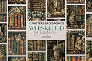 Cats in the Library, a Background Graphic by Curve Design (Thumbnail 1 of 7)