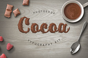 Food Typography PSD Actions, an Action Add-On by Designdell (Thumbnail 3 of 6)