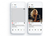Instagram Template Mockup Adobe XD, a Social Media Template by Dilshod Sobirov (Thumbnail 6 of 13)