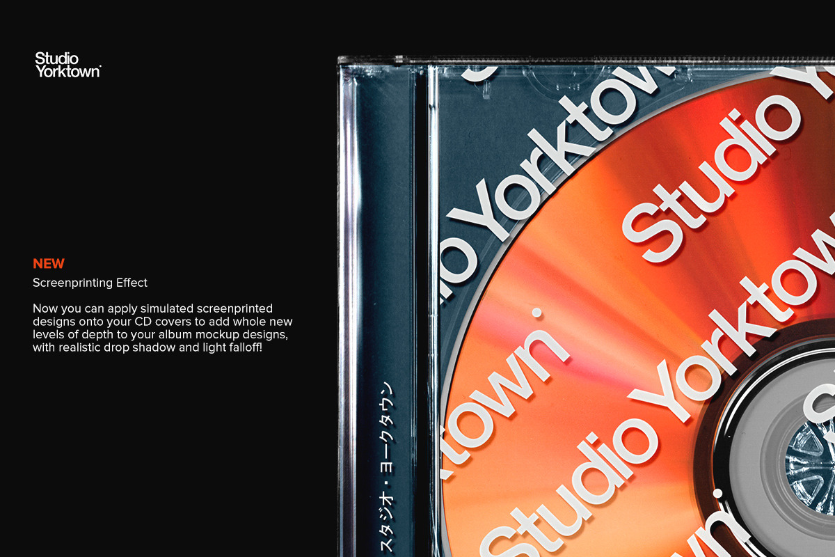 Ongaku - Ultimate CD Mockup Template, a Mockup by Studio Yorktown (Photo 3 of 8)