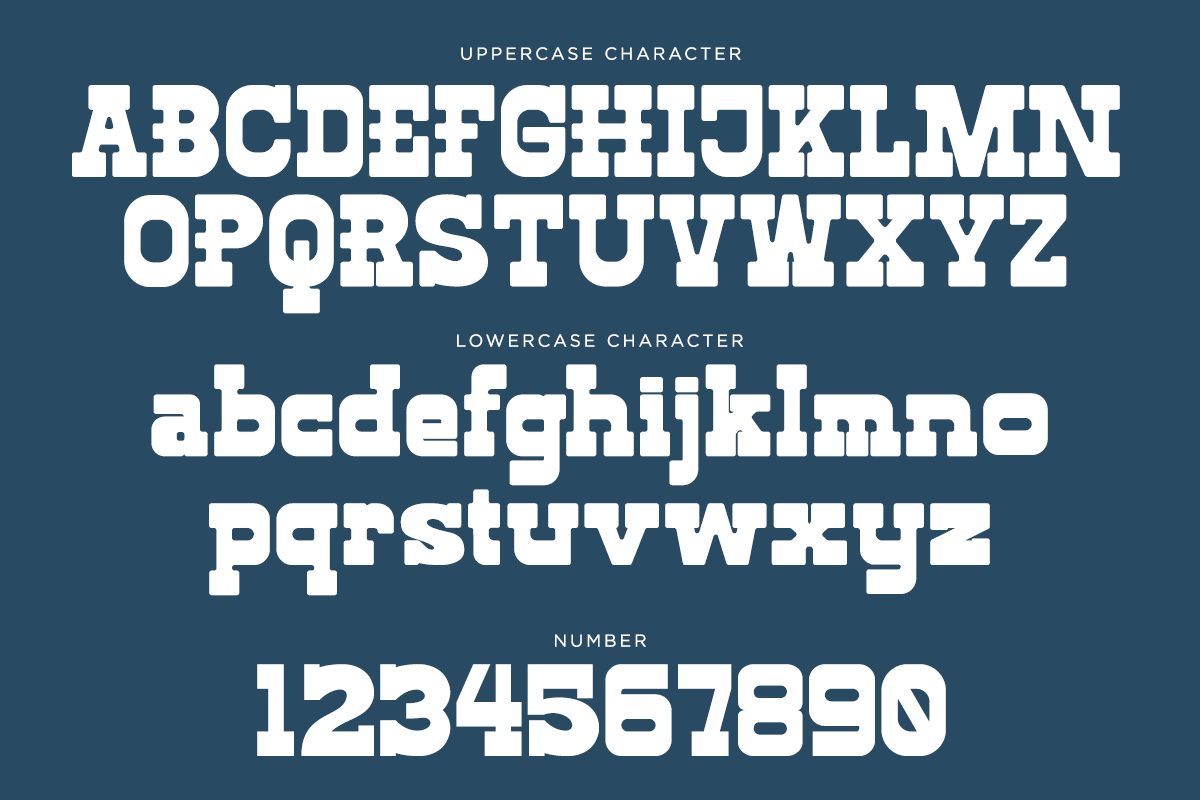 Anymore - Vintage Slab Serif Font, a Slab Serif Font by Font Liner (Photo 10 of 11)