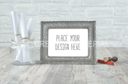 Frame Mockup | Letter | Stamps | #8