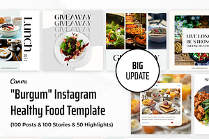 Healthy Food Instagram Canva