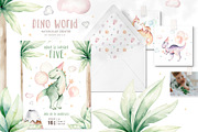 Dino world! Cute dinosaur set, an Animal Illustration by Peace ART (Thumbnail 13 of 14)