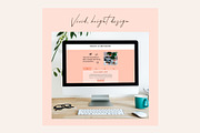 Wix Social Media Manager Website, a Wix Template by Lovely.Dizajnera (Thumbnail 2 of 6)