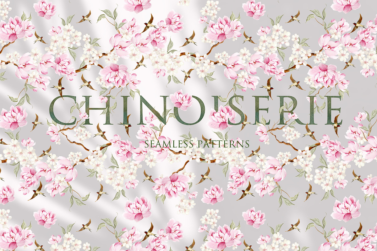 WATERCOLOR CHINOISERIE COLLECTION, a Graphic by Knopazyzy (Photo 4 of 22)