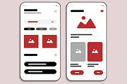 Mobile App Wireframe Template, a Wireframe Template by MightyDesign (Thumbnail 5 of 8)