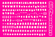 CS Soria – Y2K Font, a Sans Serif Font by Craft Supply Co. (Thumbnail 8 of 8)