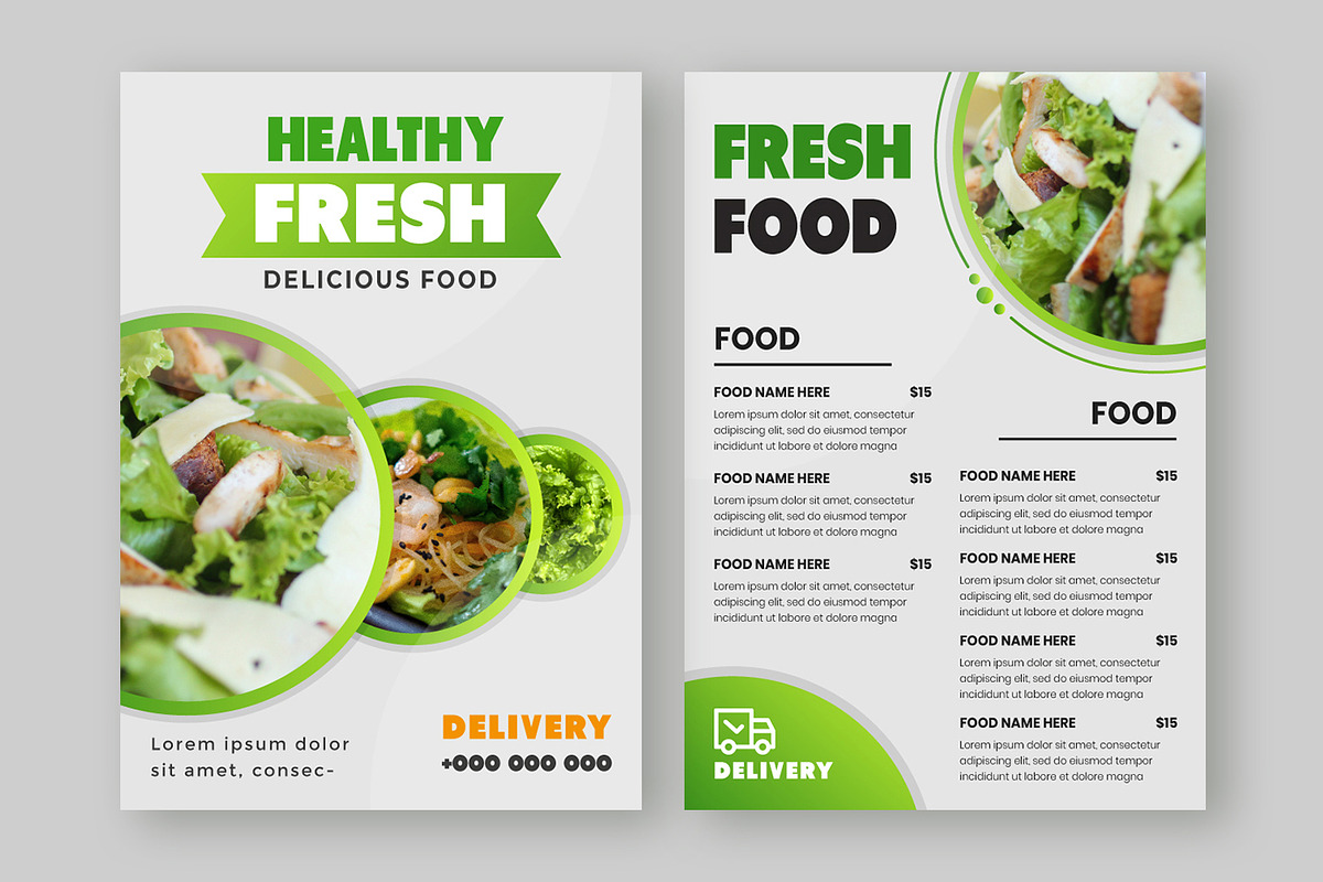 Food Flyer Templates 10 Design, a Flyer Template by thefutive (Photo 2 of 6)