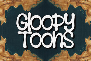 Gloopy Toons, a Handwritten Font by Fargun Studio