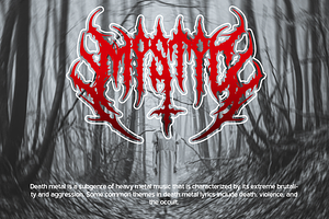 Munderic Godas Death Metal Font