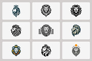 Modern Lion Mascot Logo Bundle, a Branding & Logo Template by Vectorium Studio (Thumbnail 15 of 21)