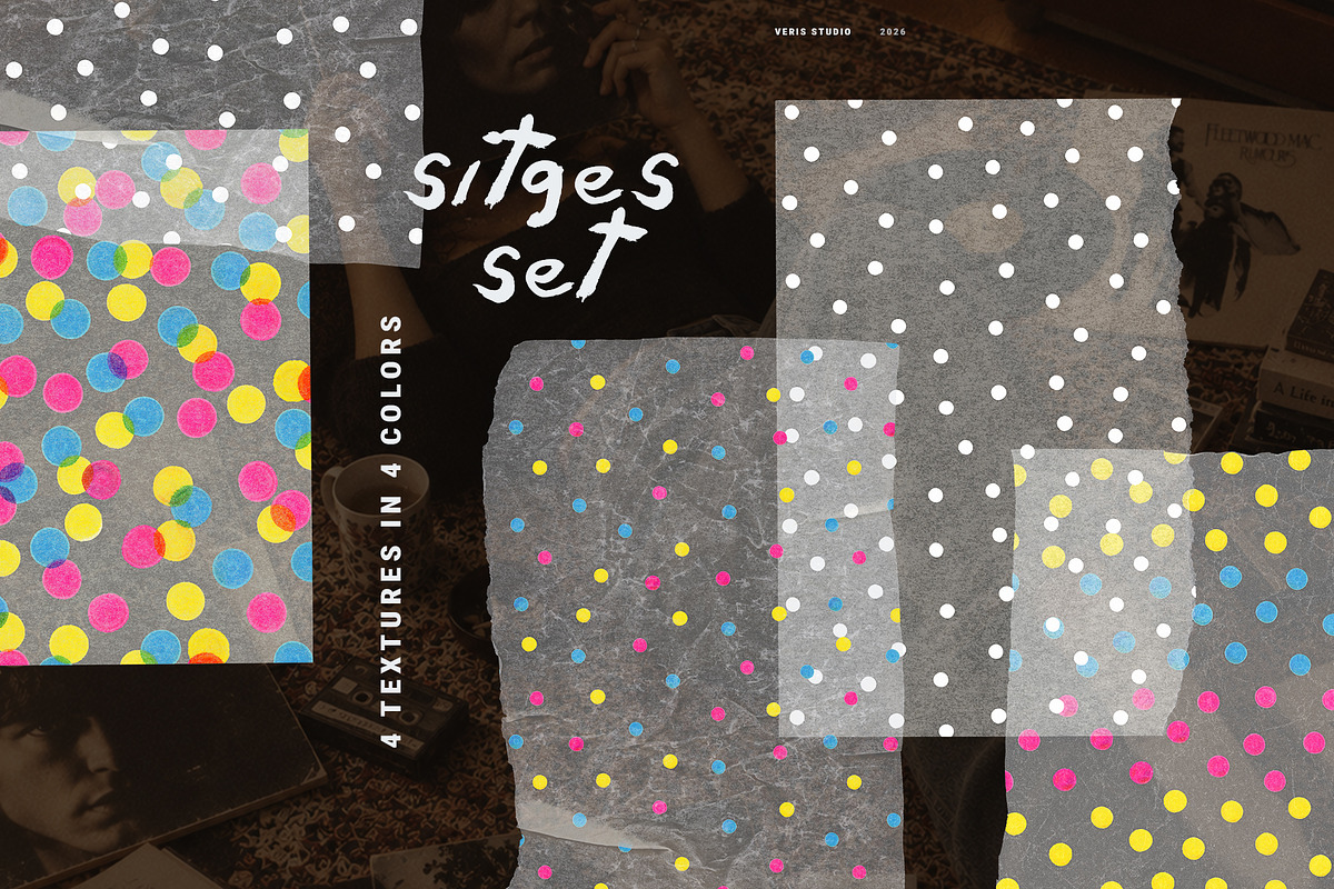 Texture Paper Layers Patterns & Tape, a Texture Graphic by Veris Studio (Photo 13 of 17)