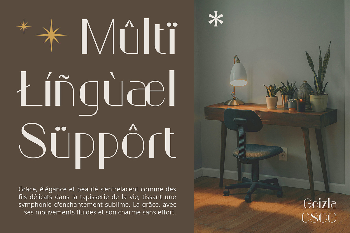 Geizla – Modern Sans Serif, a Sans Serif Font by Craft Supply Co. (Photo 4 of 8)