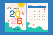 Kids Activity Wall Calendar 2026, a Stationery Template by twinstd (Thumbnail 3 of 3)
