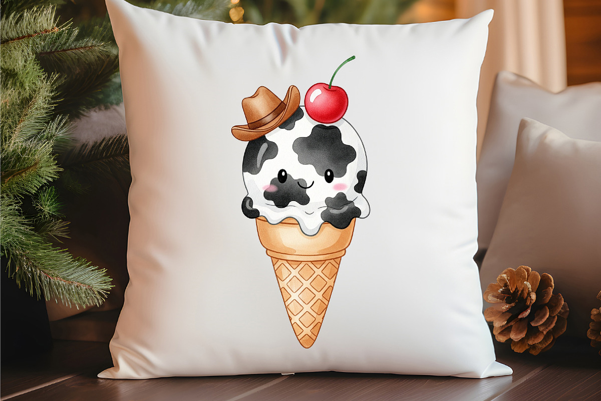 Summer Cowgirl Sublimation Clipart, an Illustration by Watercolor design (Photo 4 of 6)