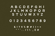 Masaro Nostalgic Display, a Sans Serif Font by Daniel Neuman (Thumbnail 2 of 10)