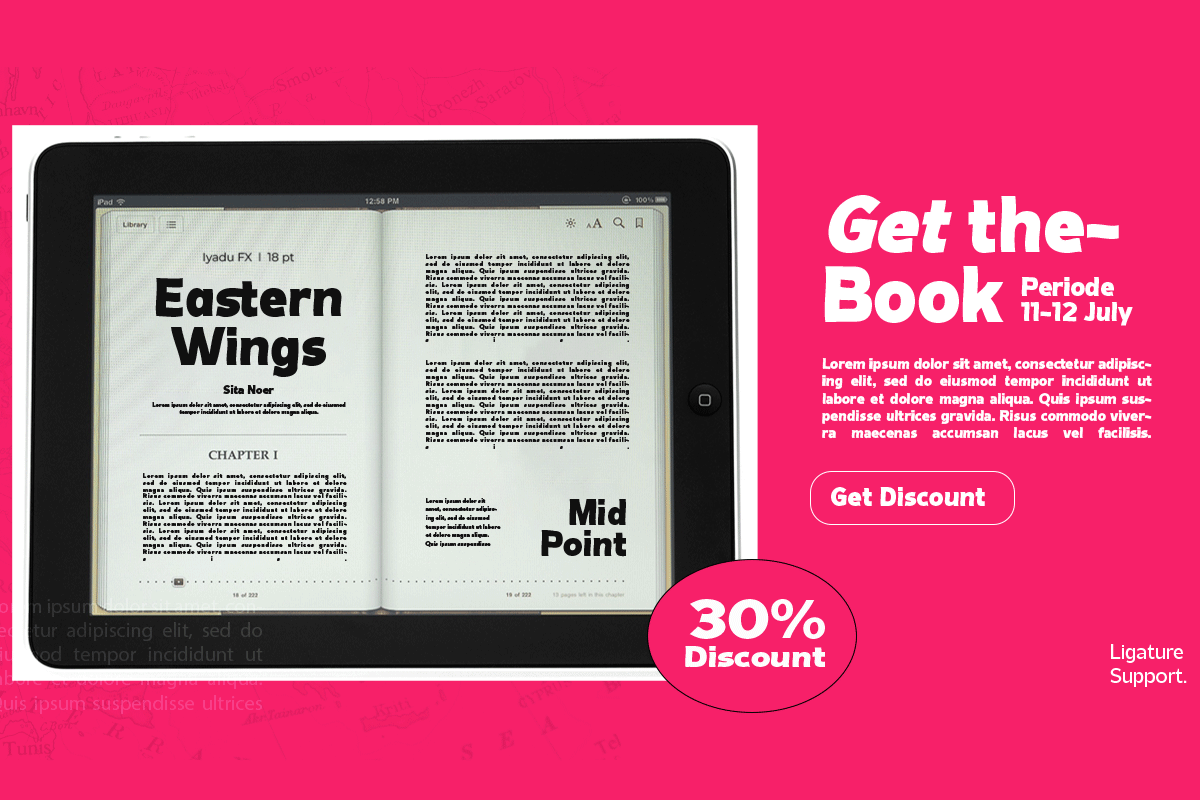 Iyadufx - Sans Display Font, a Sans Serif Font by Differentialtype (Photo 4 of 10)