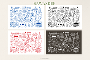 Sawasdee Thailand Line art Doodle, a Food Illustration by Blumensdiary (Thumbnail 4 of 7)