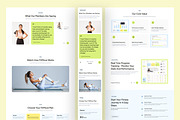 Fitness SaaS Website UI Figma, an UI Kit Template by peterdraw (Thumbnail 6 of 7)